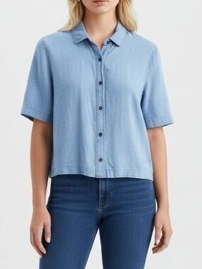 J. Brand Chambray Button Down Shirt